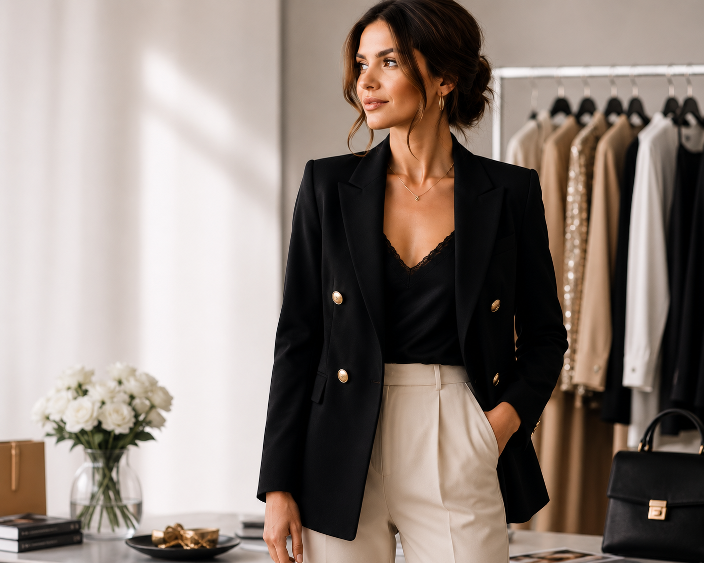 Luxe Midnight Blazer